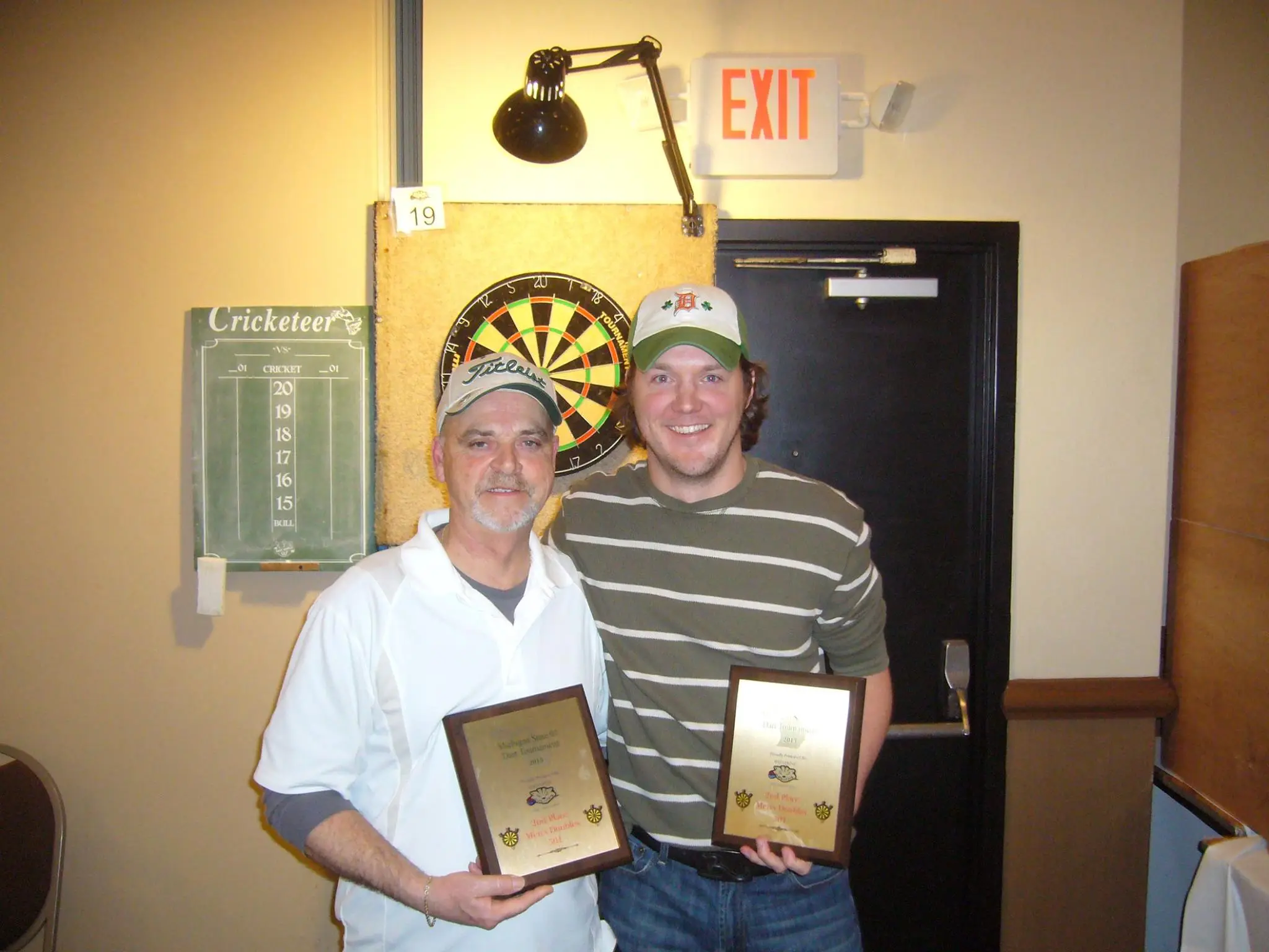 Mens Doubles 2nd Place