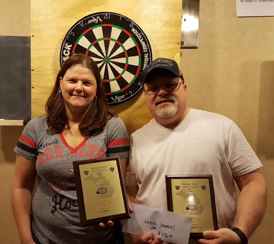 Second place mixed doubles