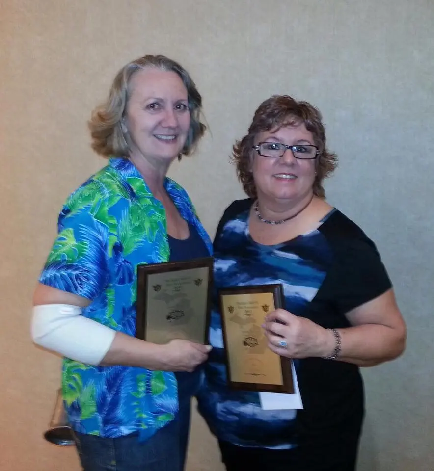 Second place women's doubles