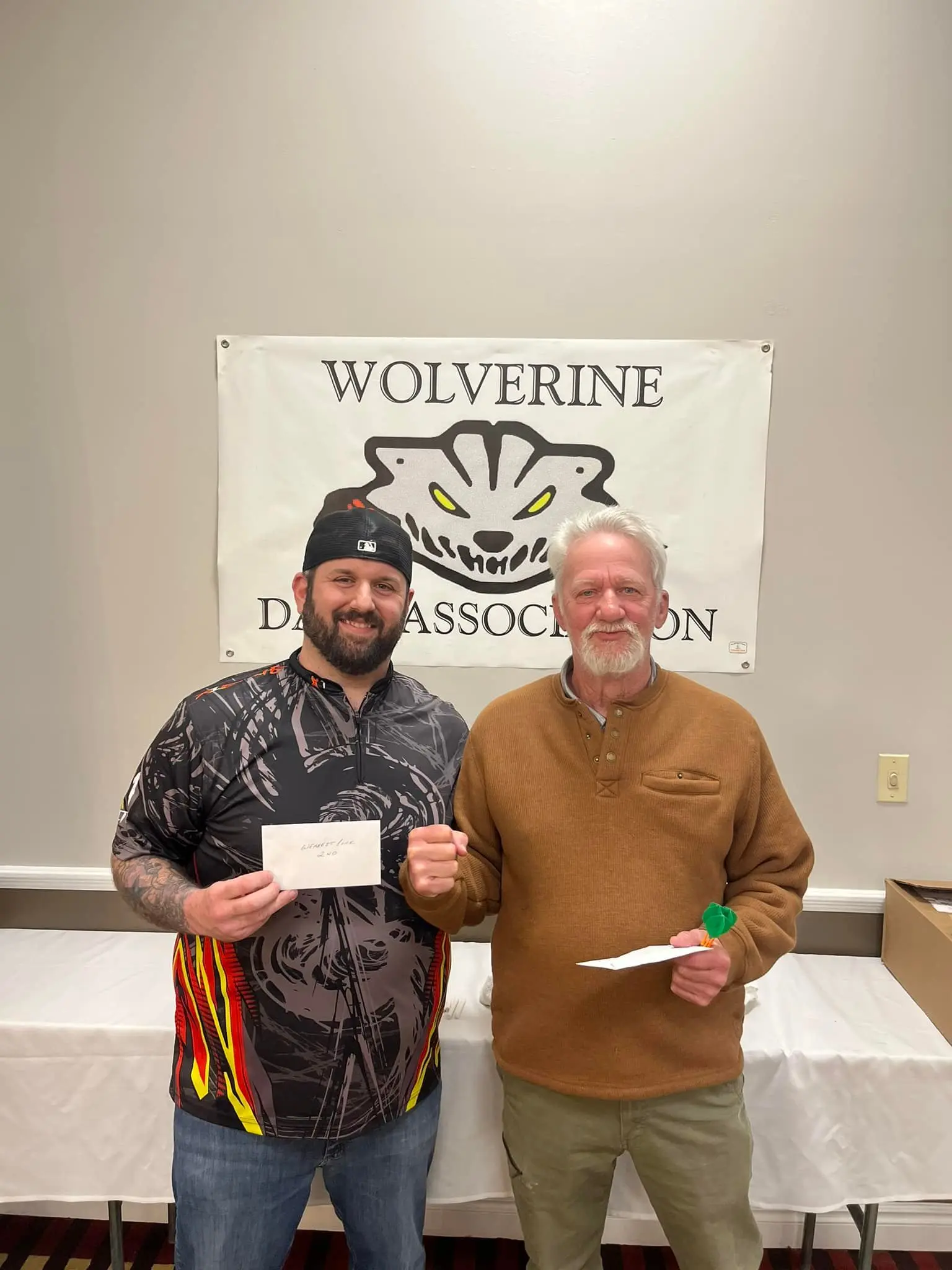 Weakeast link winner Steve and second place Kevin J Manchizh