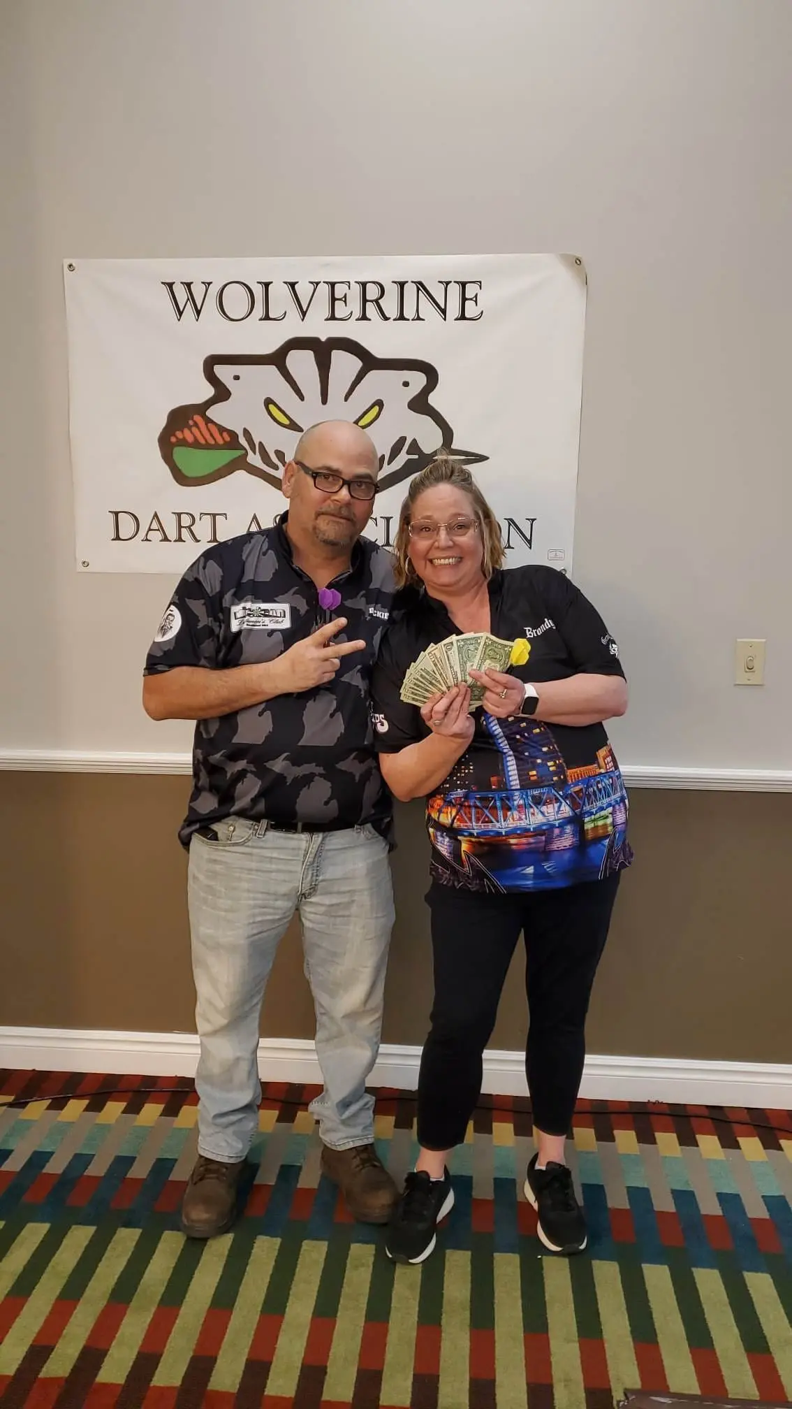 Mixed doubles 2nd place