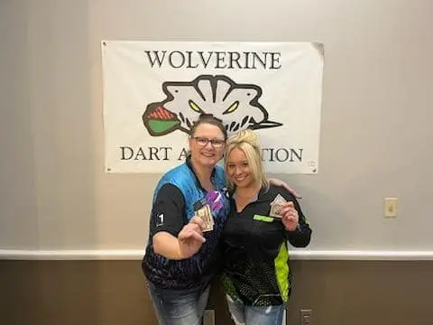 Womens doubles 2nd place