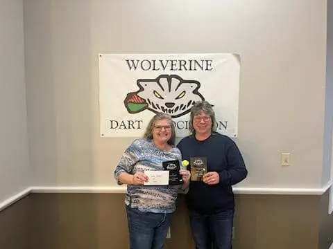 Womens doubles 1st place