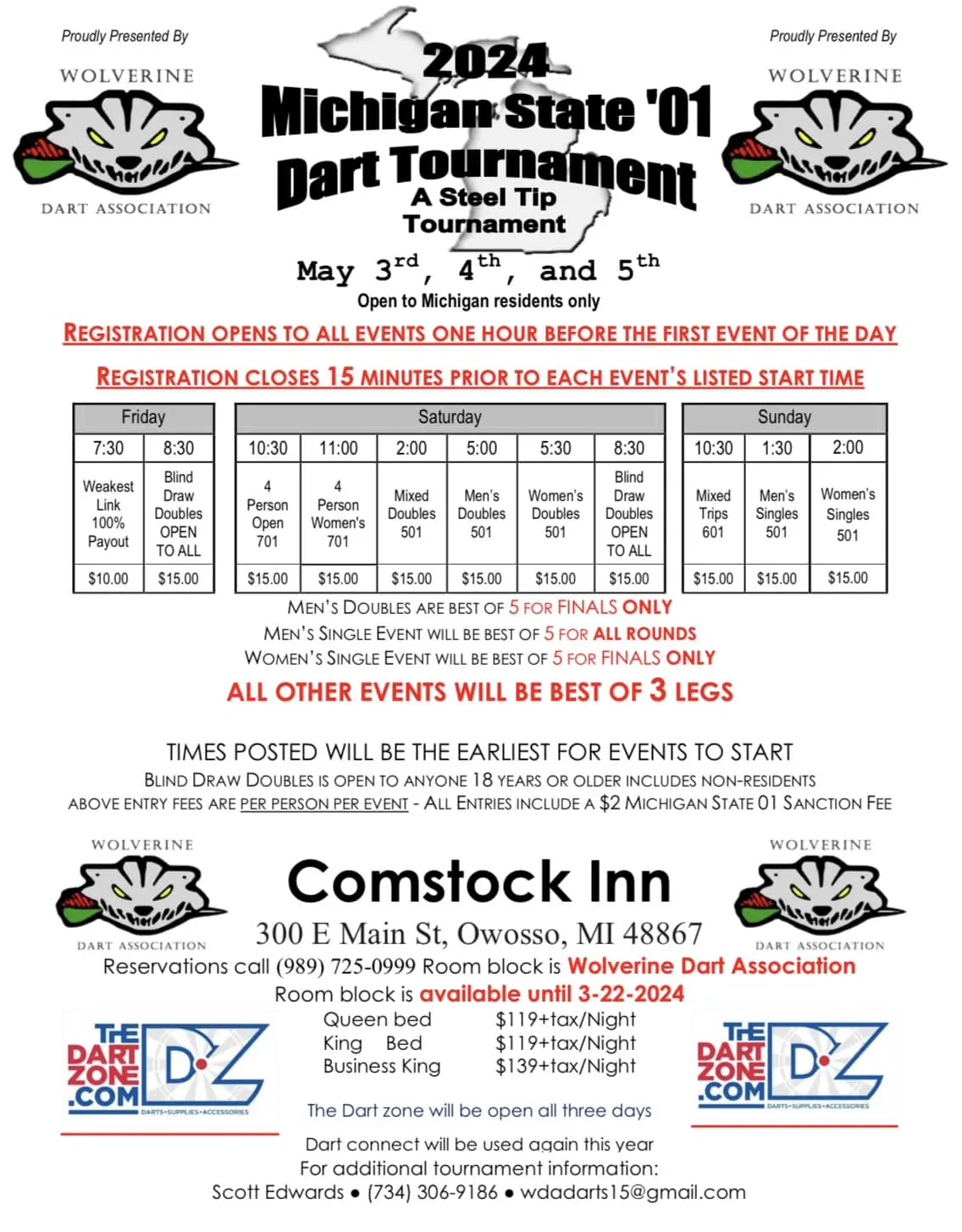 01' State Tournament 2024 flyer
