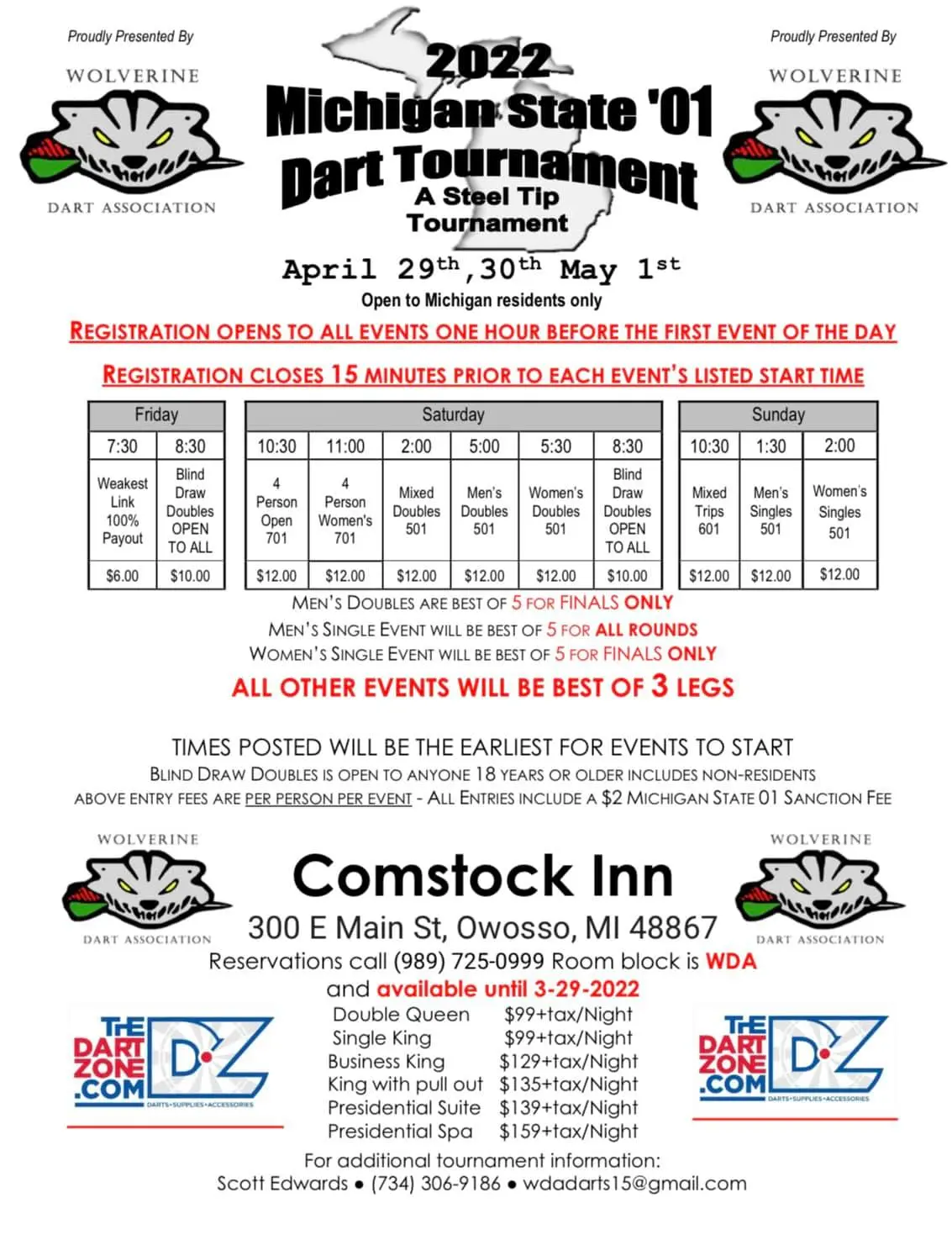 01' State Tournament 2022 flyer