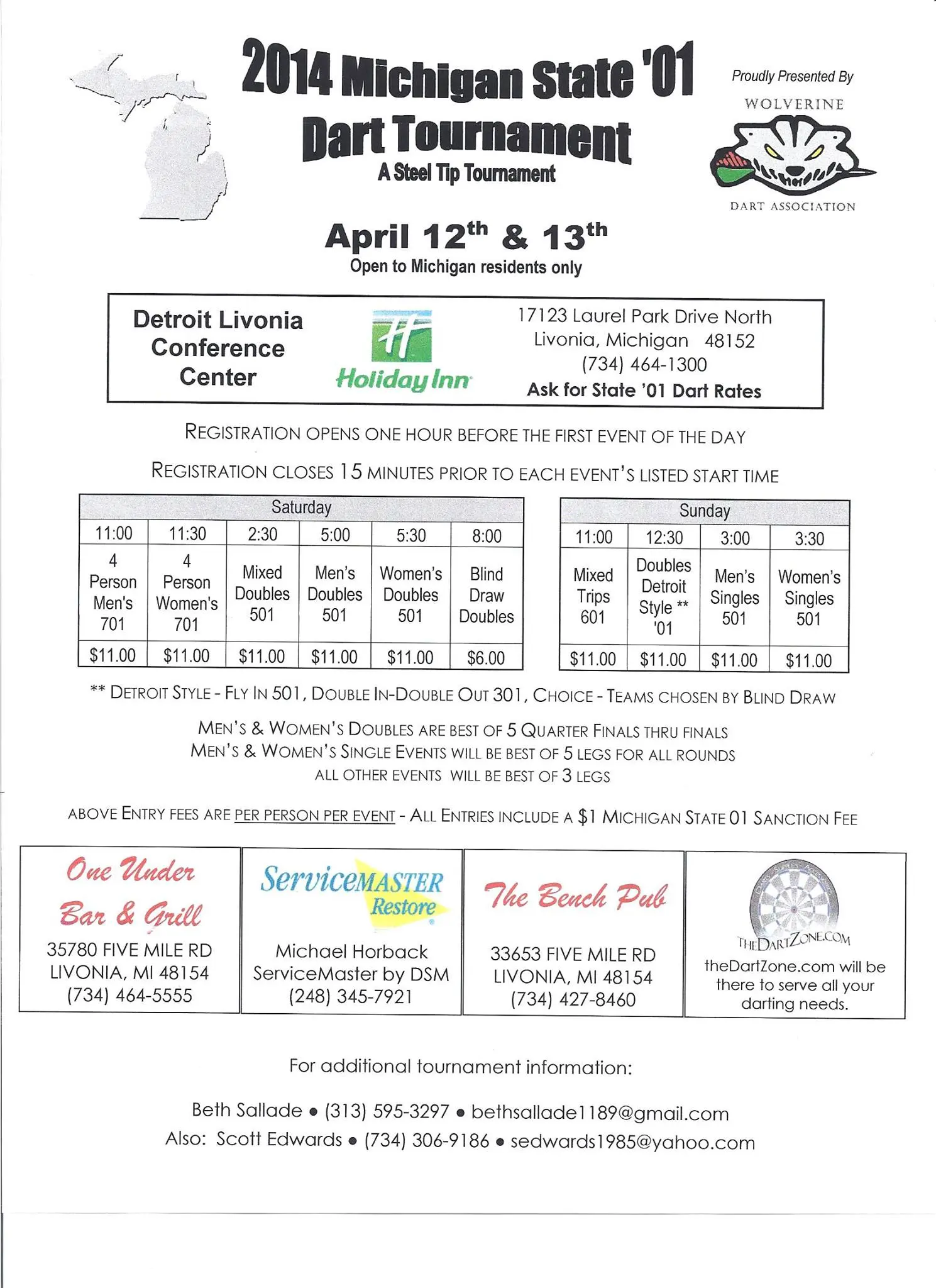01' State Tournament 2014 flyer